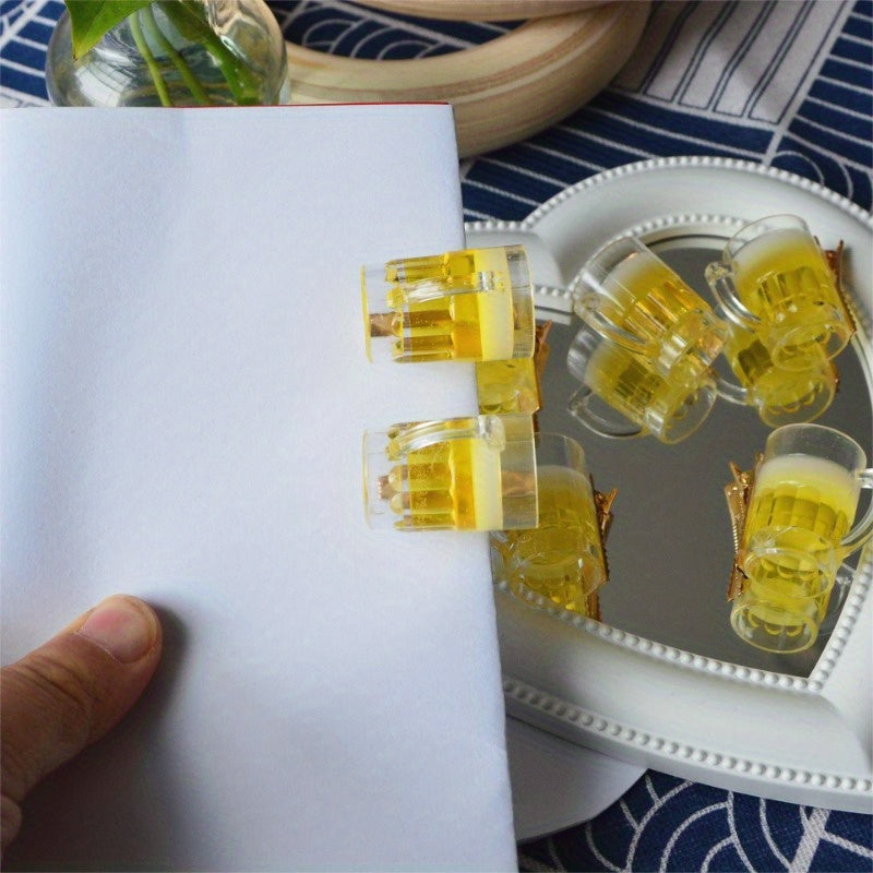 "Beer Mug" Hair Clips