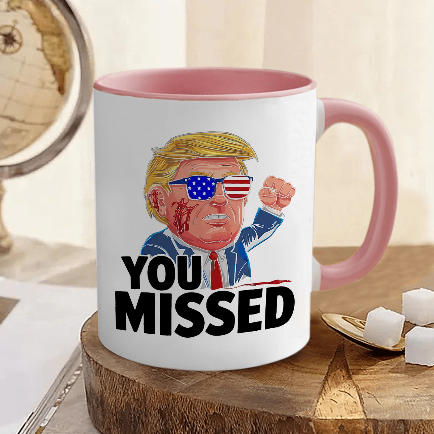 "You Missed!" Trump Supporter Ceramic Mug - 11oz