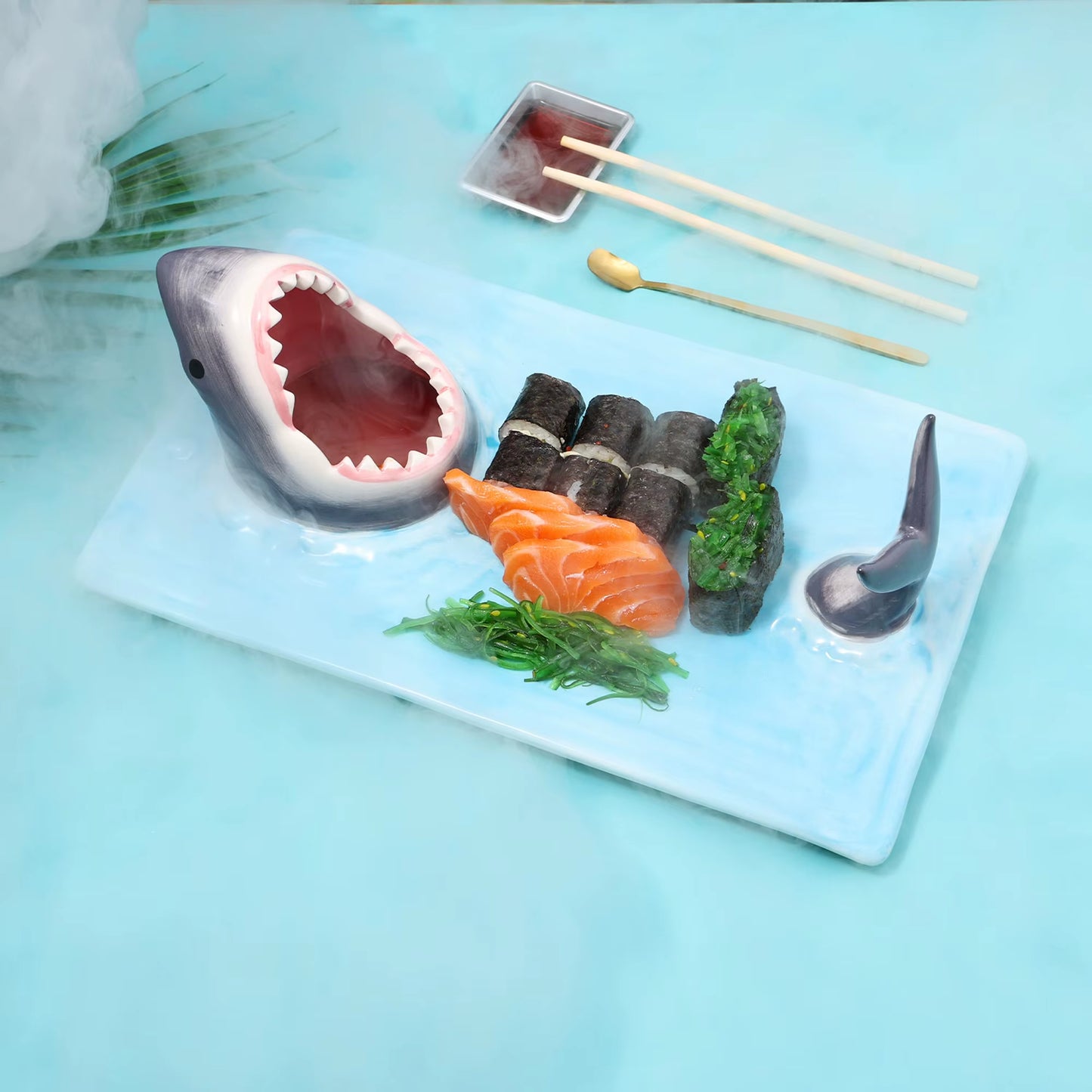 Ceramic Shark Sushi Plate