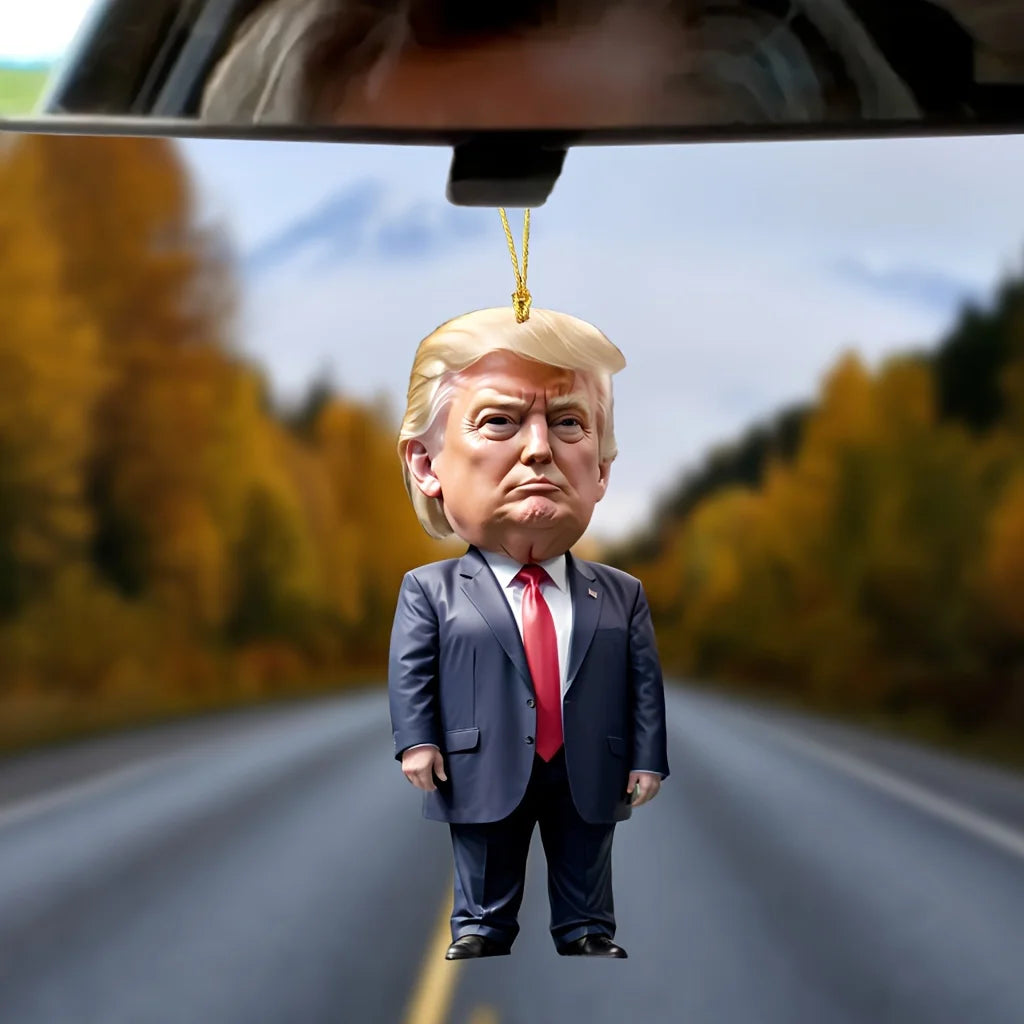 1pc Trump-inspired Acrylic Hanging Ornament