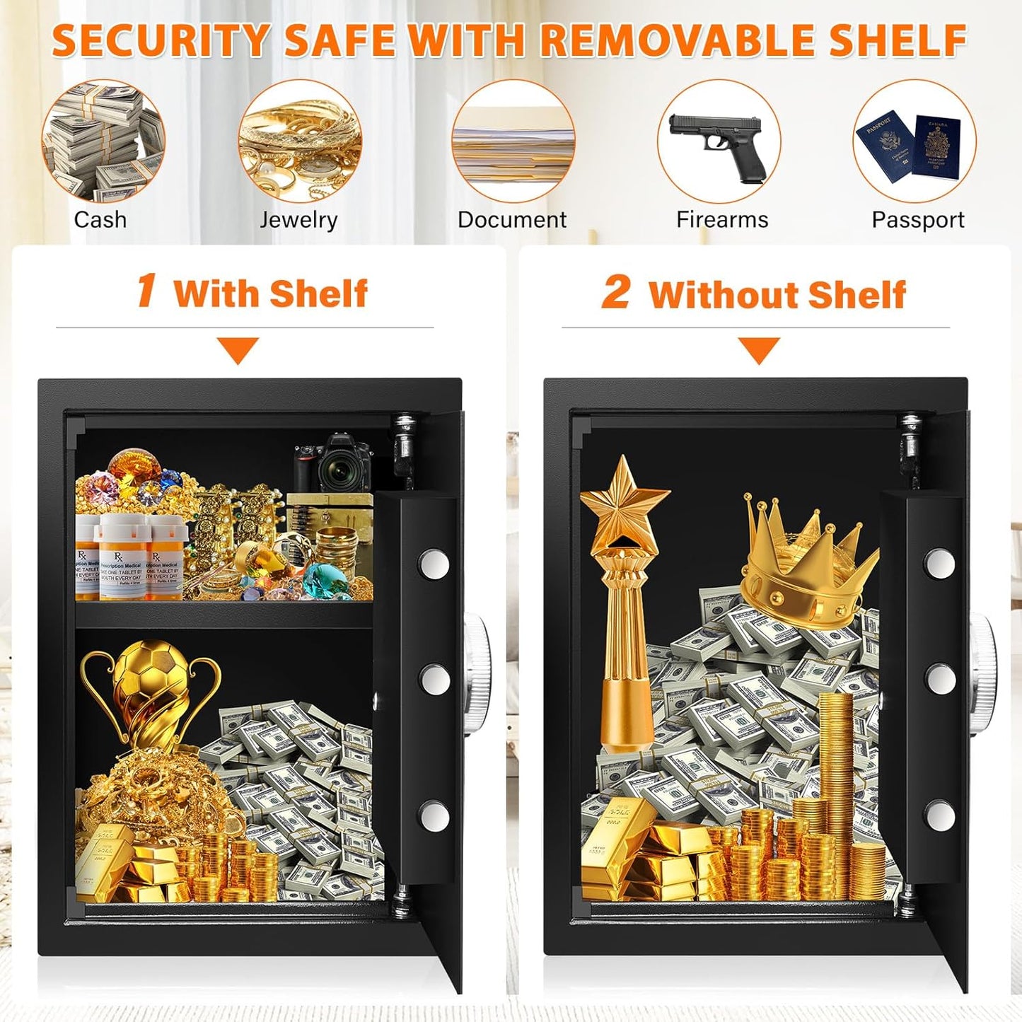 2.5 CuFt Fireproof Home Safe