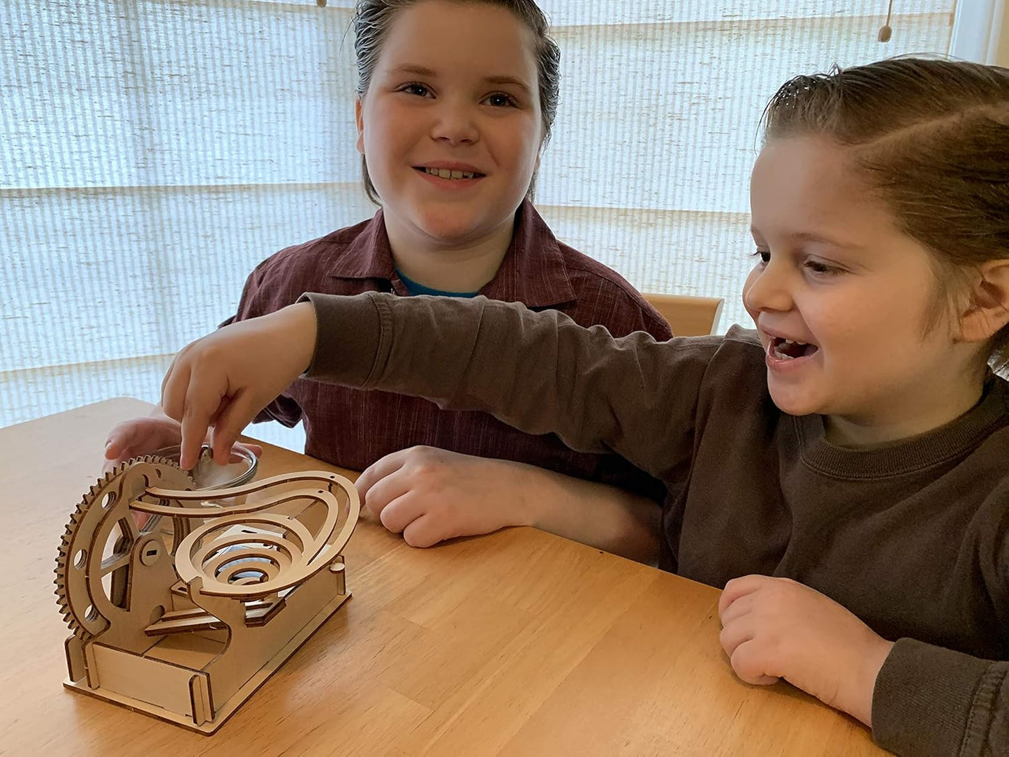 Kids Solar Wooden Maze Marble Toy