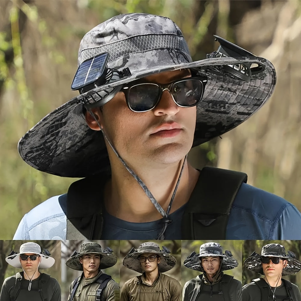 Sun-Powered Cooling Hat