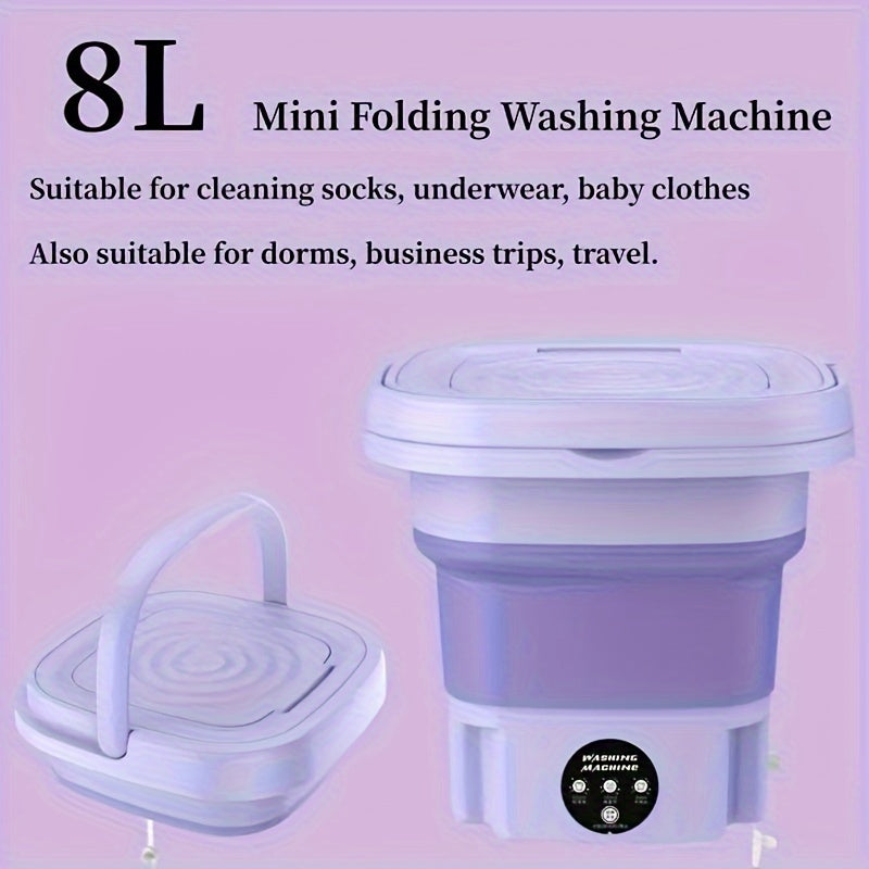 Portable 8L Mini-Washing Machine