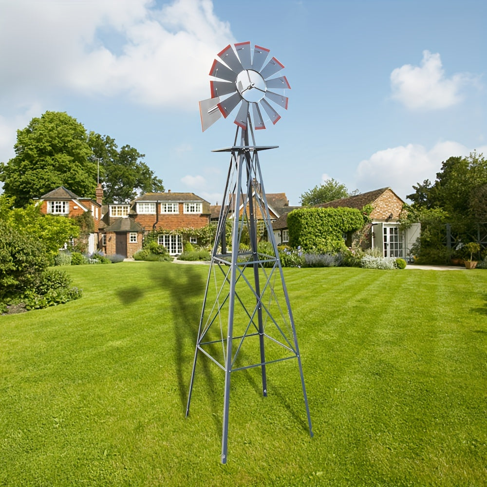 8-FT Outdoor Garden Windmill