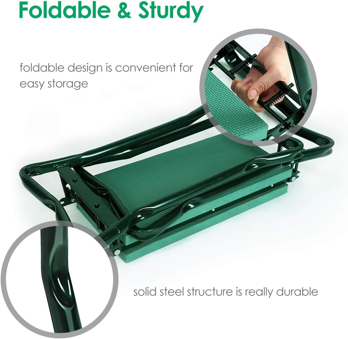 TOMCARE Upgraded Garden Kneeler Seat