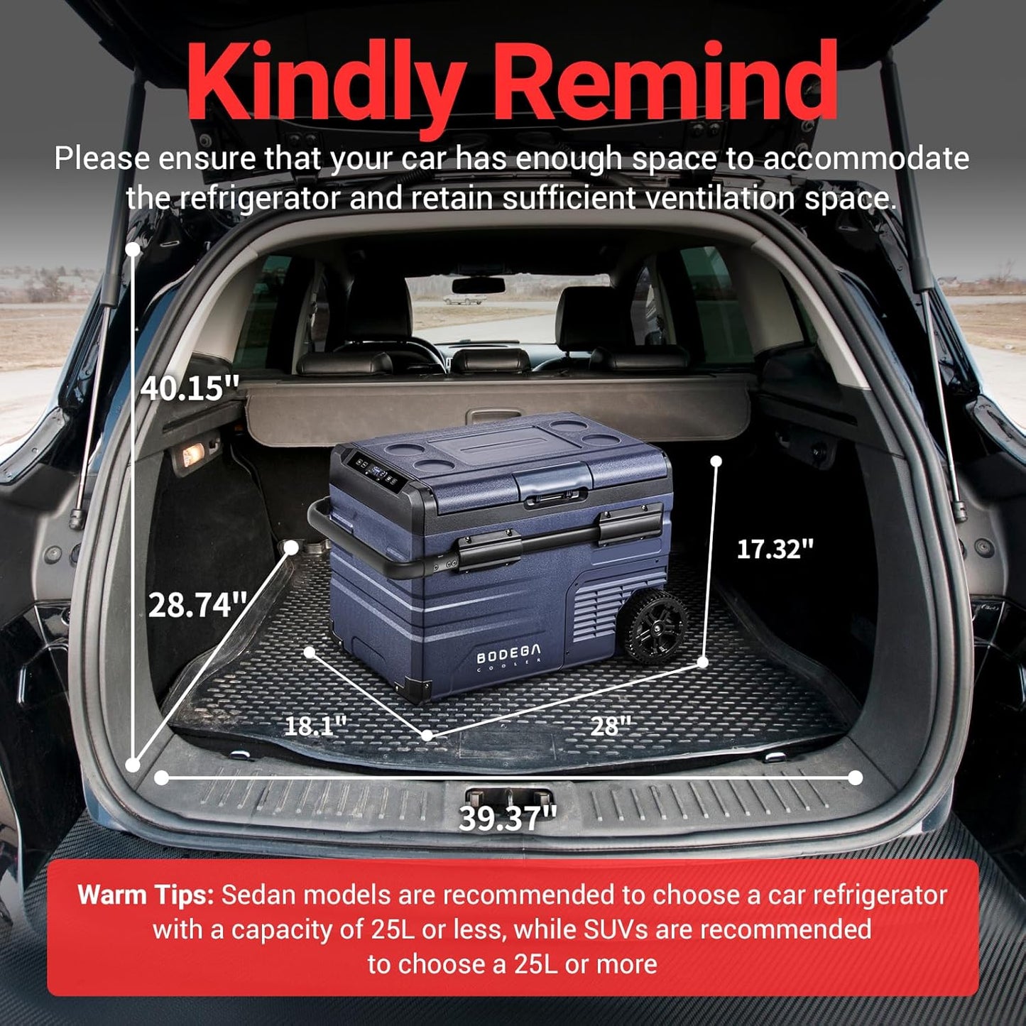 BODEGA 12v Car Refrigerator