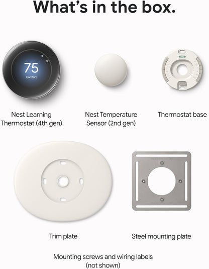 GOOGLE 4th-Gen Learning Thermostat