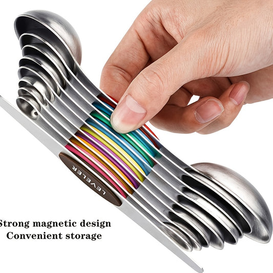 9pc Magnetic Measuring Spoon Set