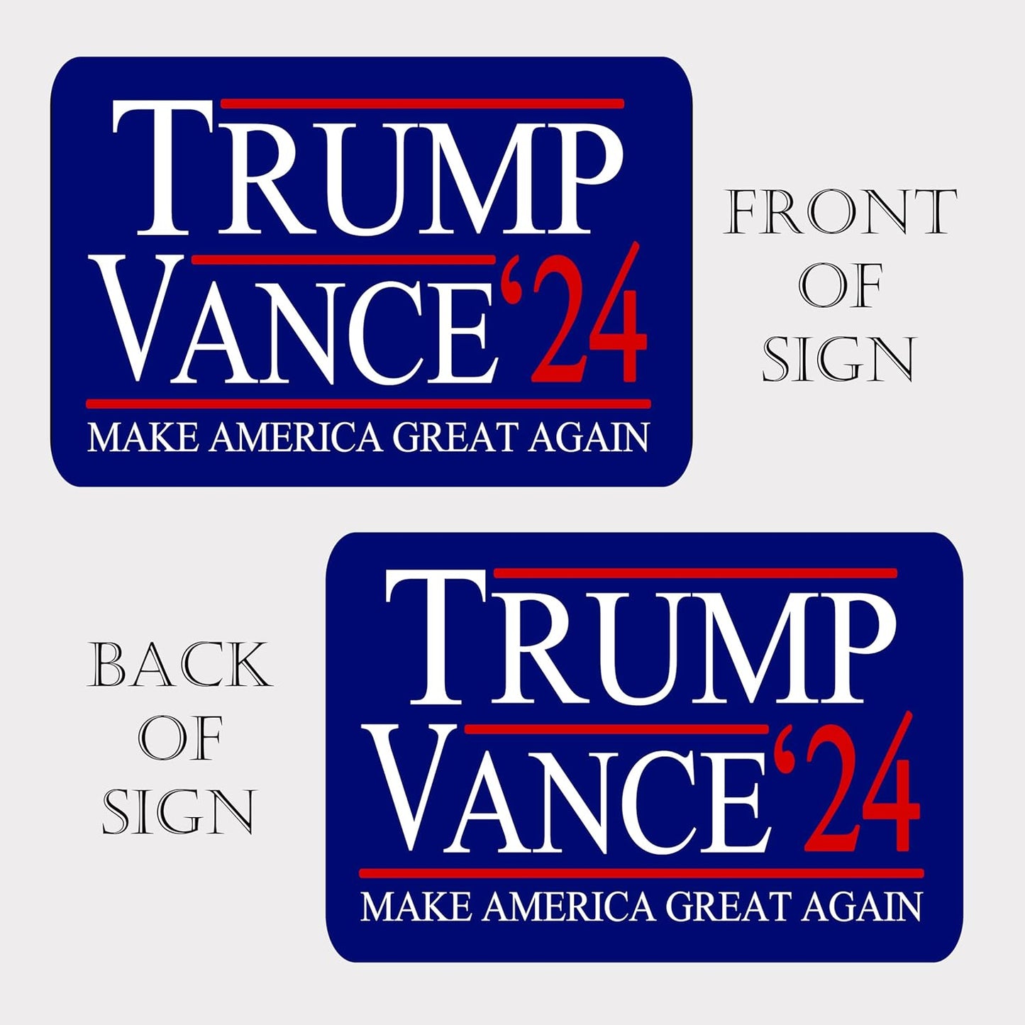 Trump/JD Vance Yard Sign