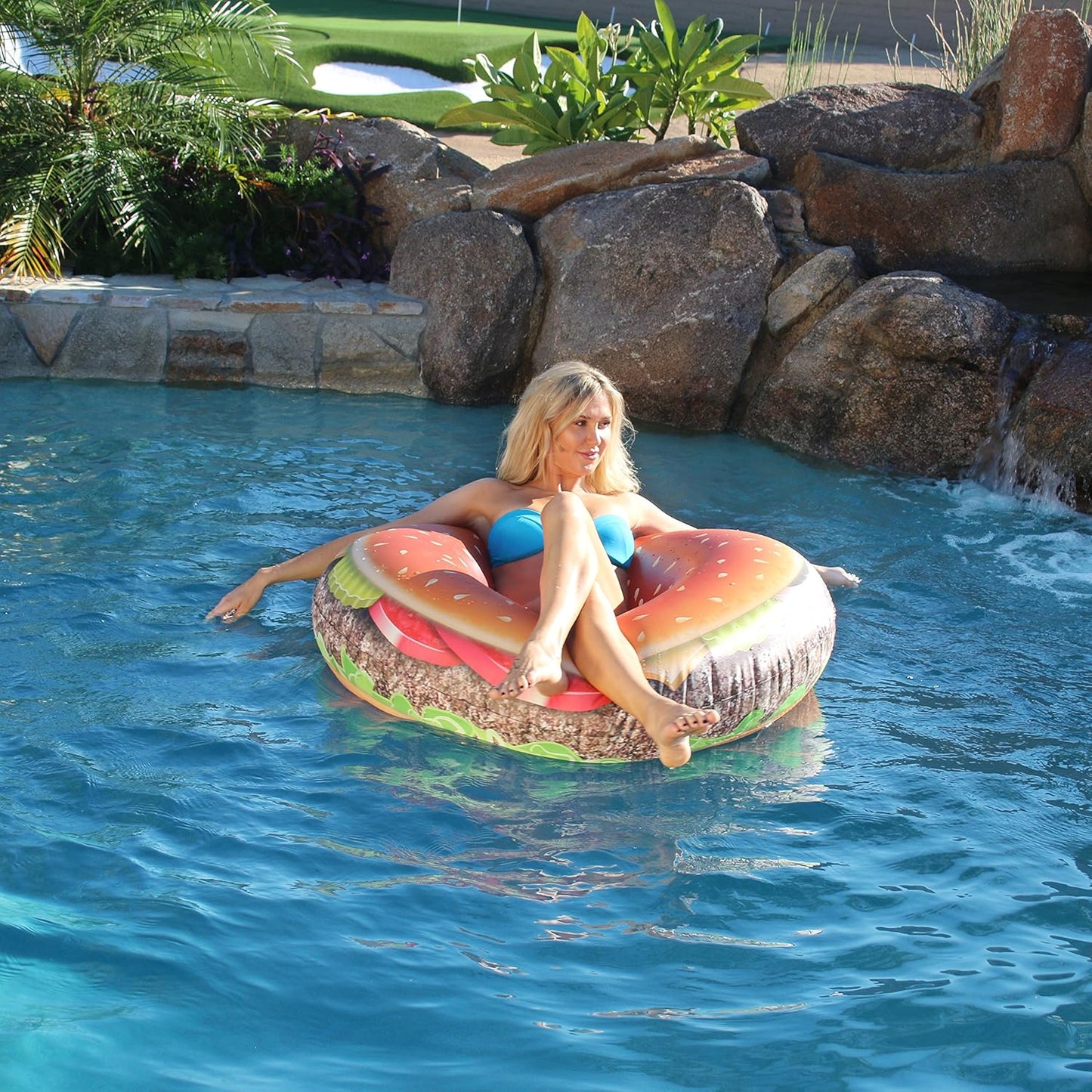 Cheeseburger Party Raft