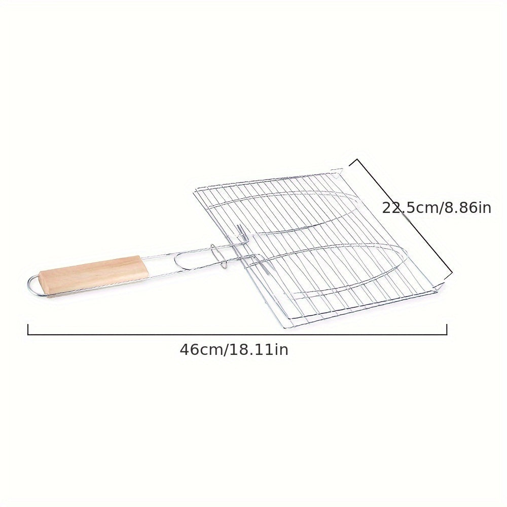 Folding BBQ Grill Basket