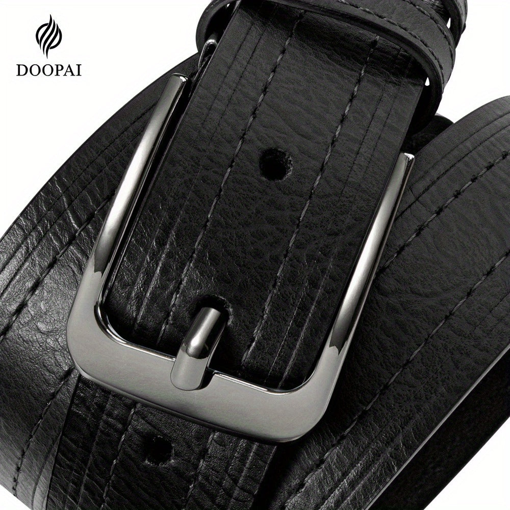 DOOPAI Men's 2pc Leather Belts