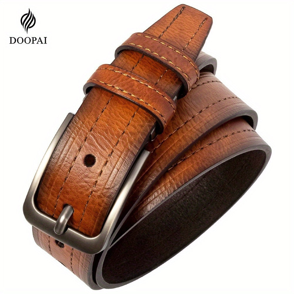 DOOPAI Men's 2pc Leather Belts