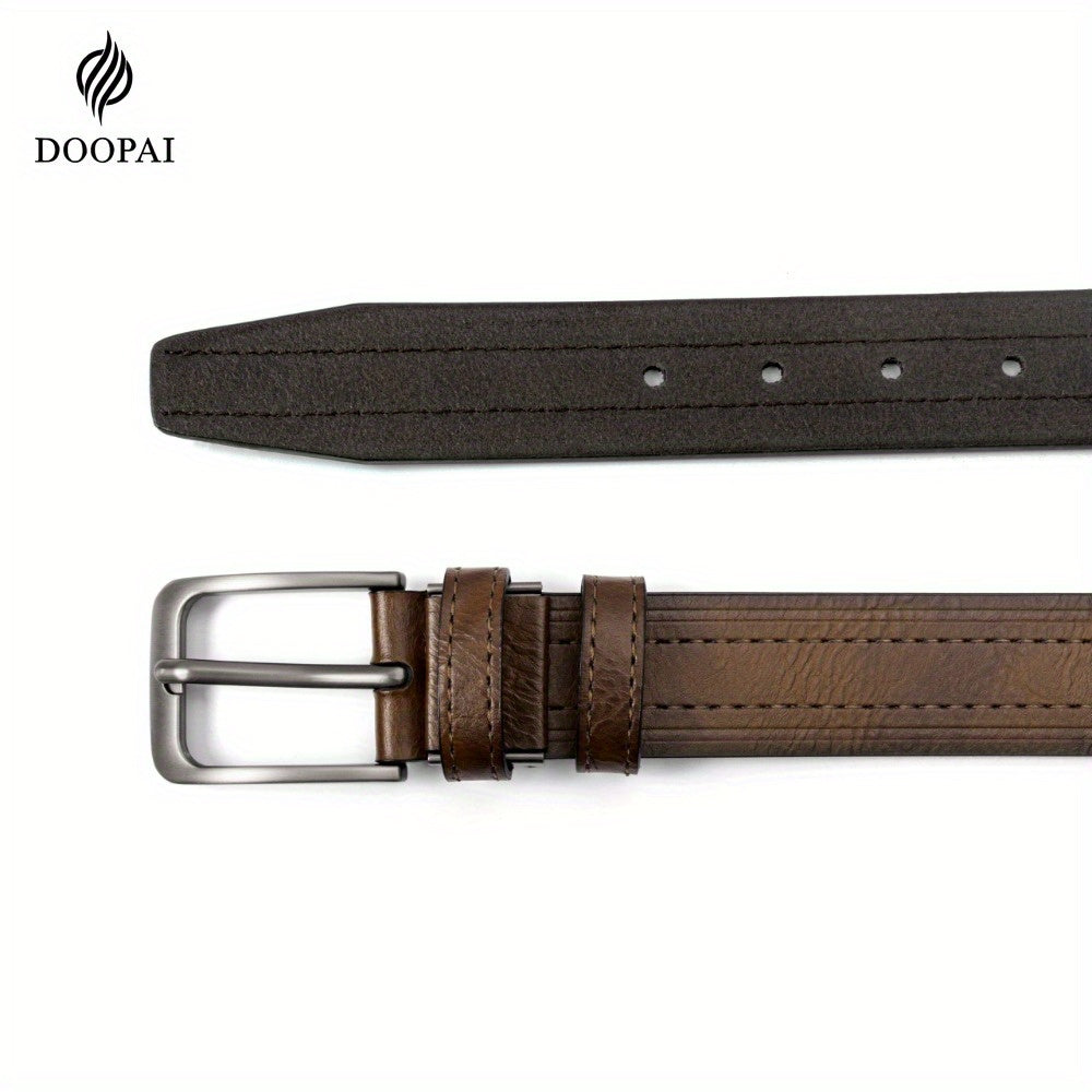 DOOPAI Men's 2pc Leather Belts