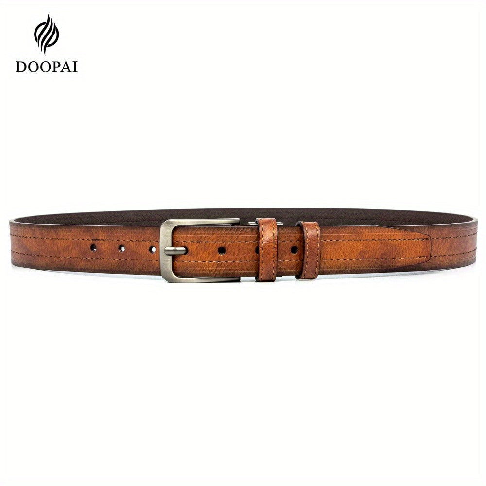 DOOPAI Men's 2pc Leather Belts