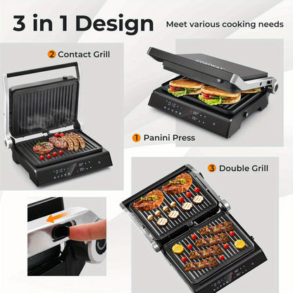 Gymax Panini Deluxe Sandwich Grill