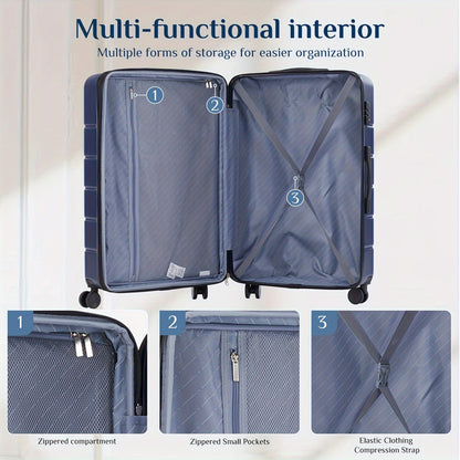 3-Piece Hard Side Luggage Set