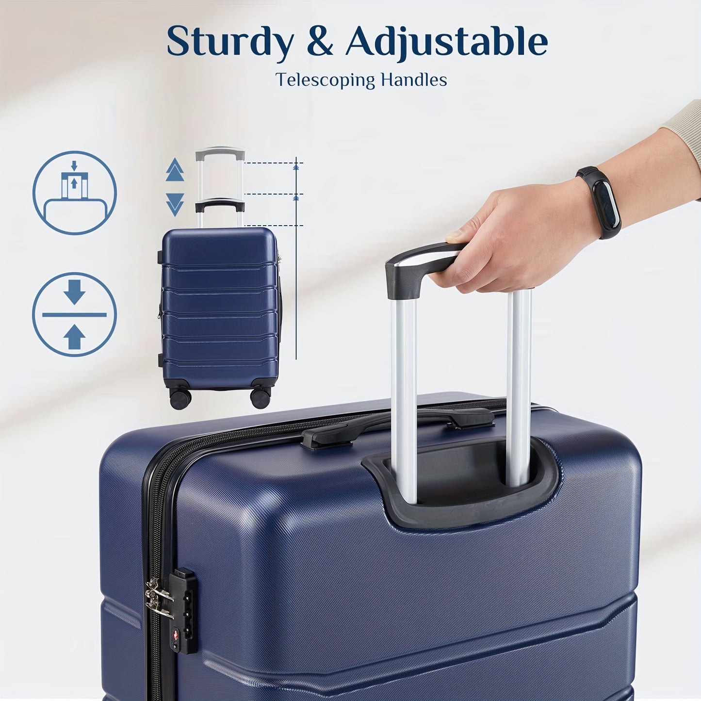 3-Piece Hard Side Luggage Set