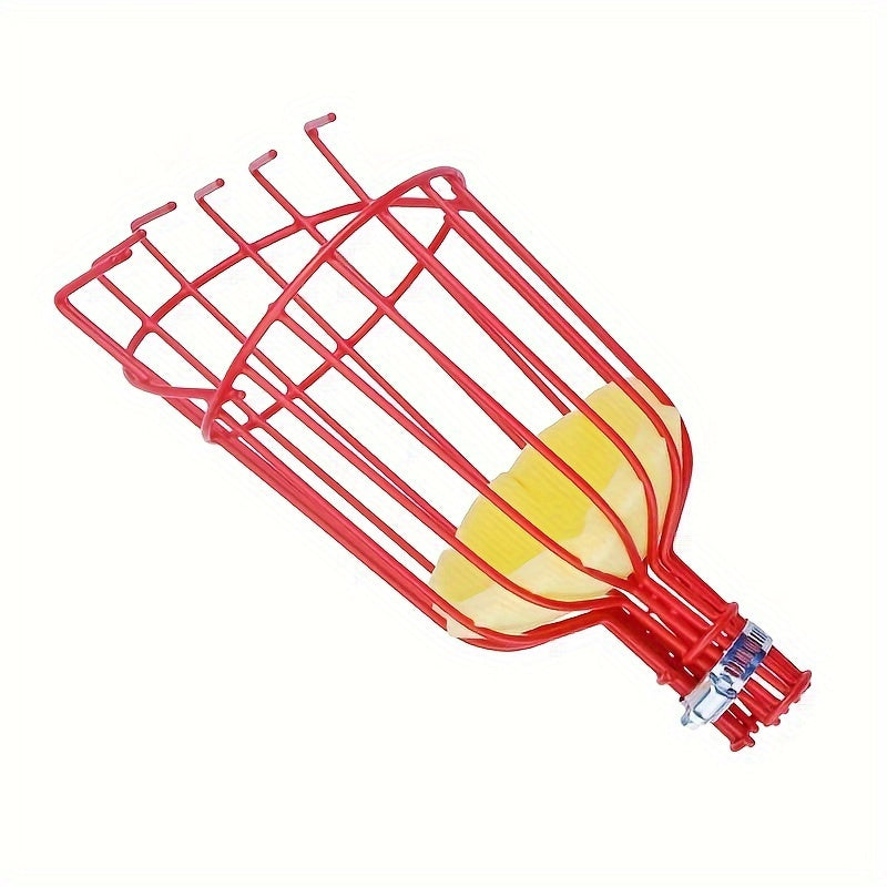 Fruit Picker Tool with Basket - Adjustable Aluminum Pole