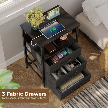 Nightstand Charging Station with LED