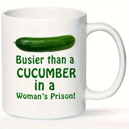 "Busy" Cucumber Mug