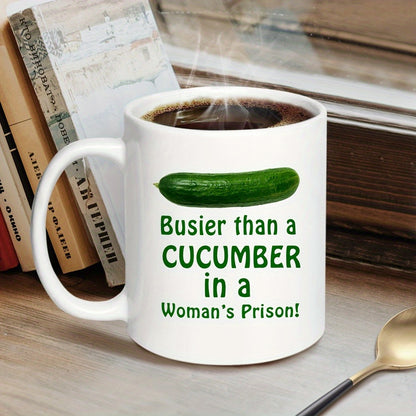 "Busy" Cucumber Mug