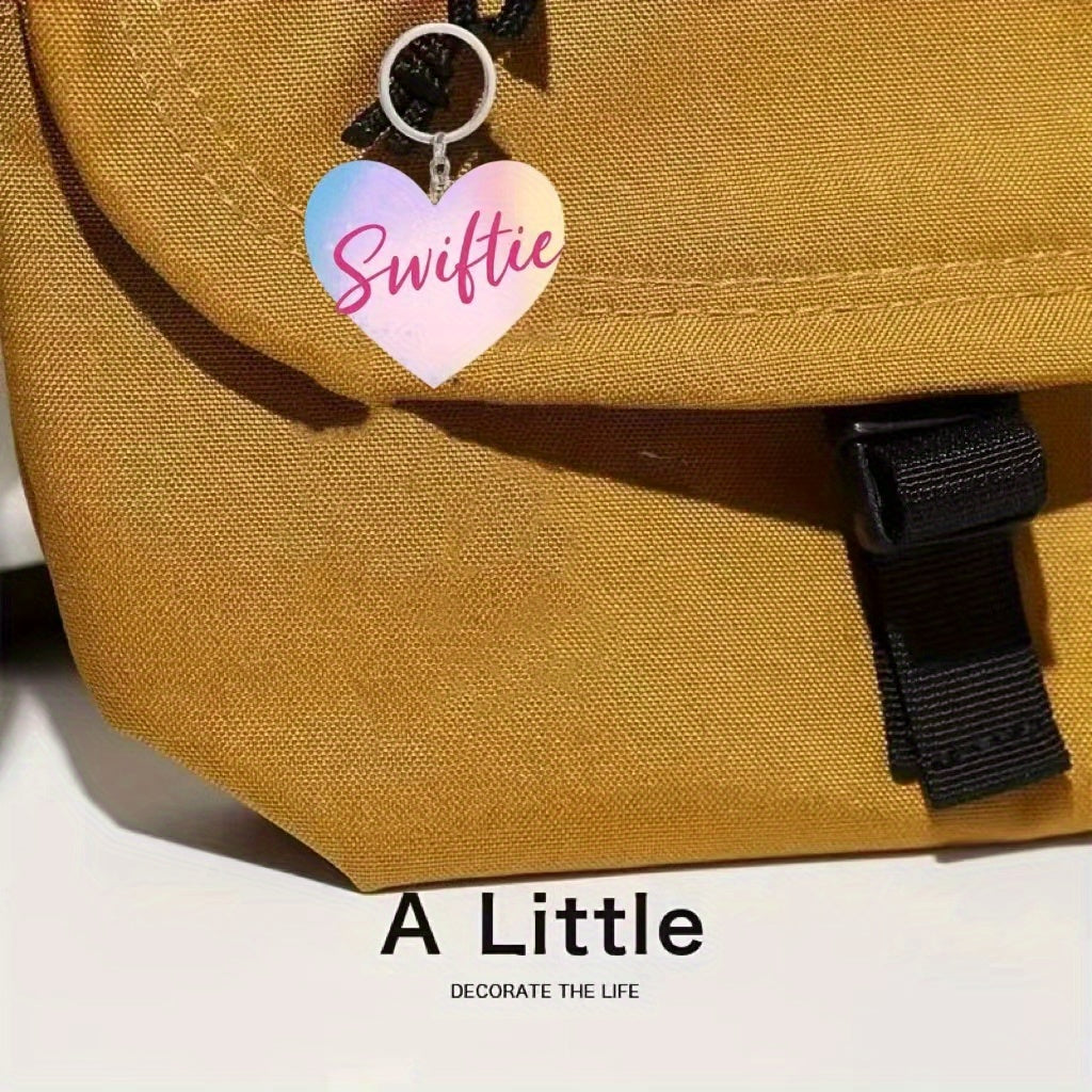 Taylor Swift Heart-Shaped Keychain