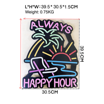 "Happy Hour" Neon Sign