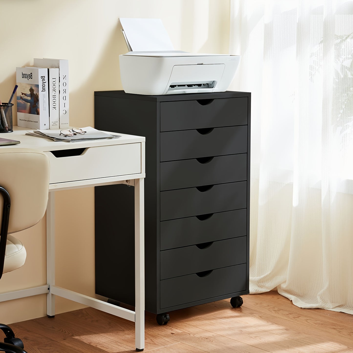 7-Drawer Rolling Storage Chest