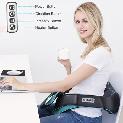 SHIATSU Back, Shoulder & Neck Massager with Heat