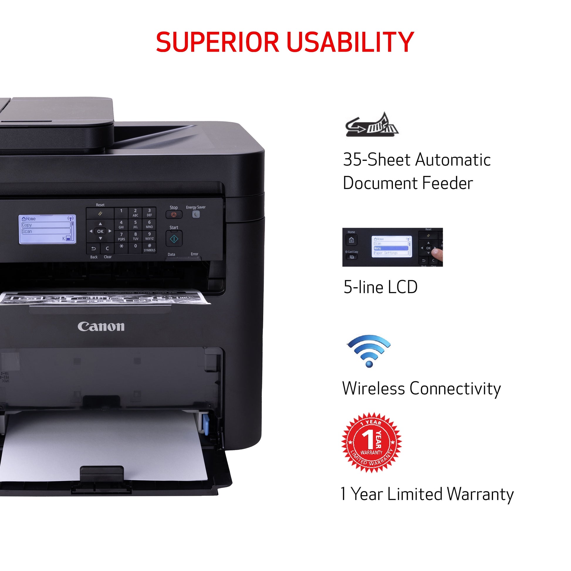 CANON Imageclass Wireless, Duplex Laser Printer