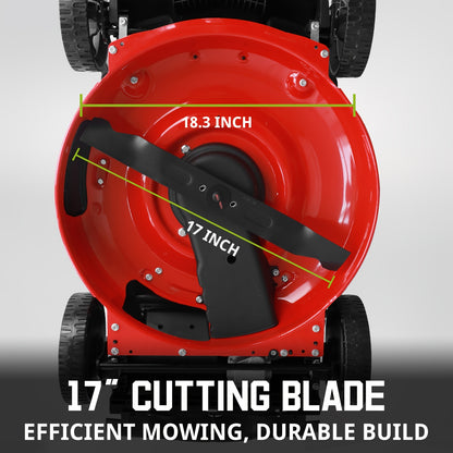 17-inch 144cc Push Lawn Mower