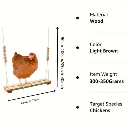 "Swinging Good Time" for Chickens Swing