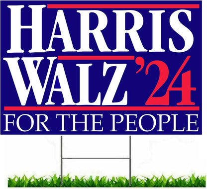 Harris/Walz Election Yard Sign