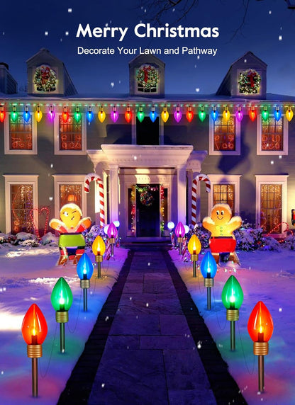 Christmas Lights Jumbo C9 Lawn Set