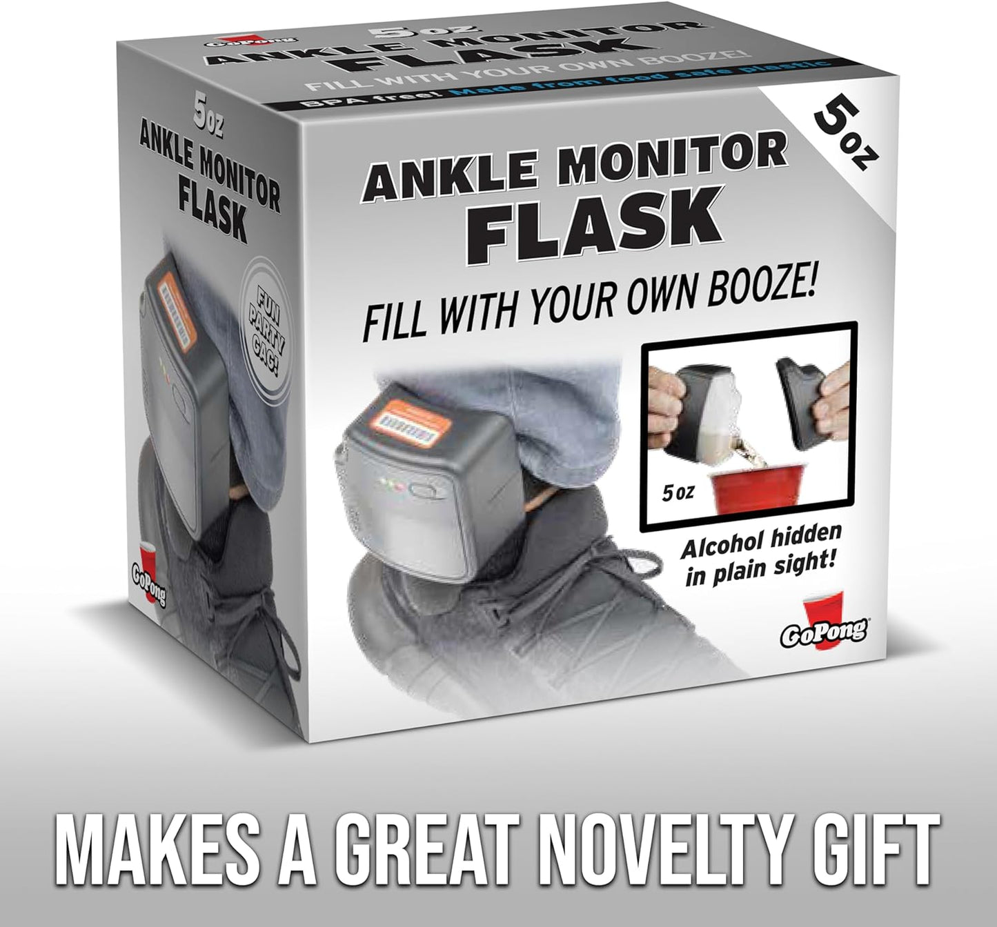 GoPong Ankle Monitor Flask