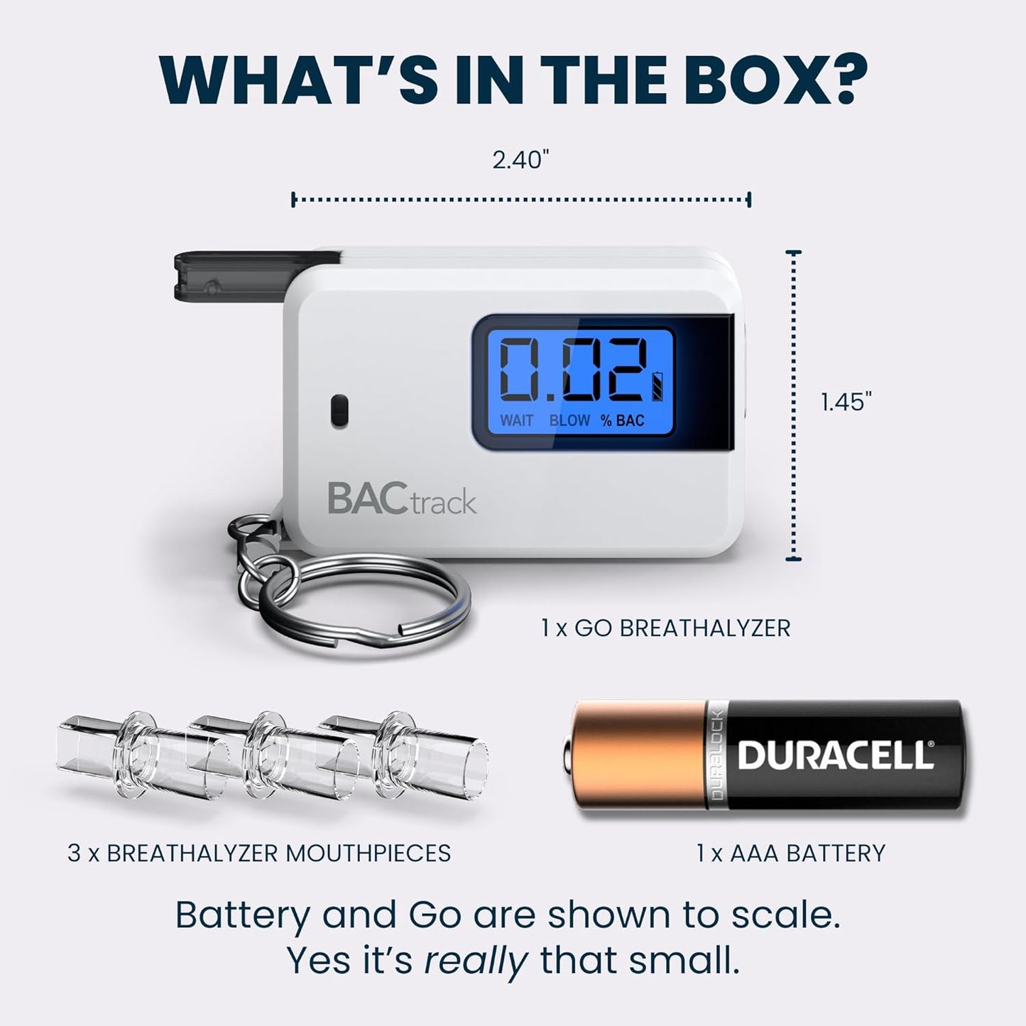 BACTRACK Pocket Keychain Breathalyzer