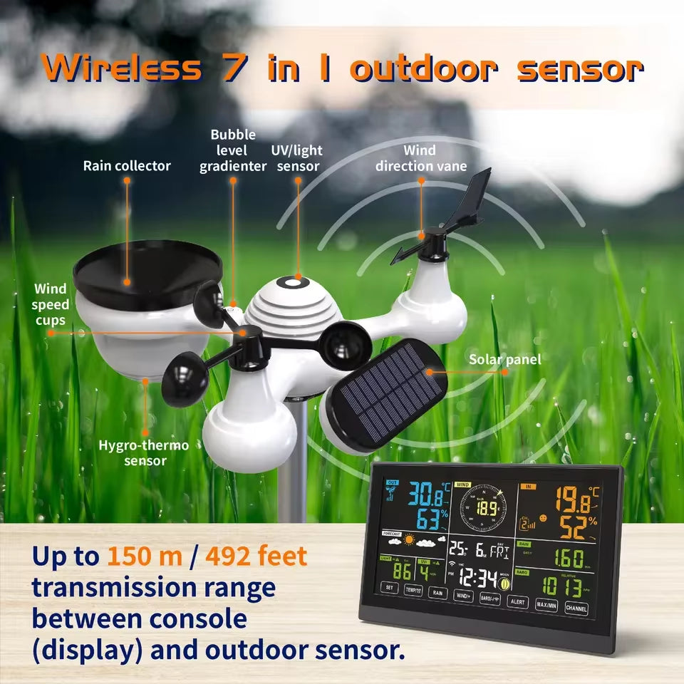 TUYA 7-in-1 Professional Weather Station