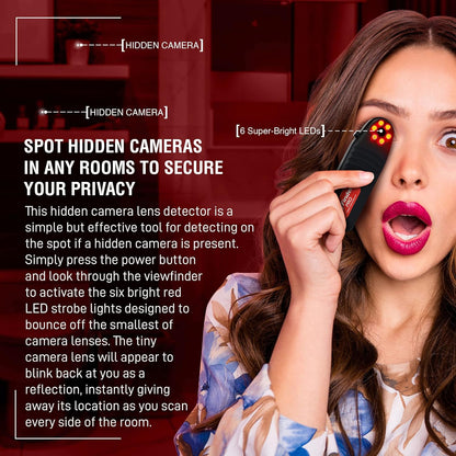 SpyFinder PRO Portable Hidden Camera Detector