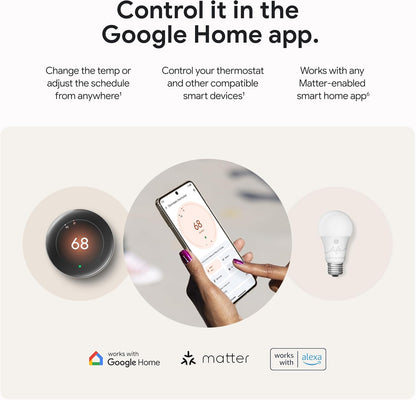 GOOGLE 4th-Gen Learning Thermostat