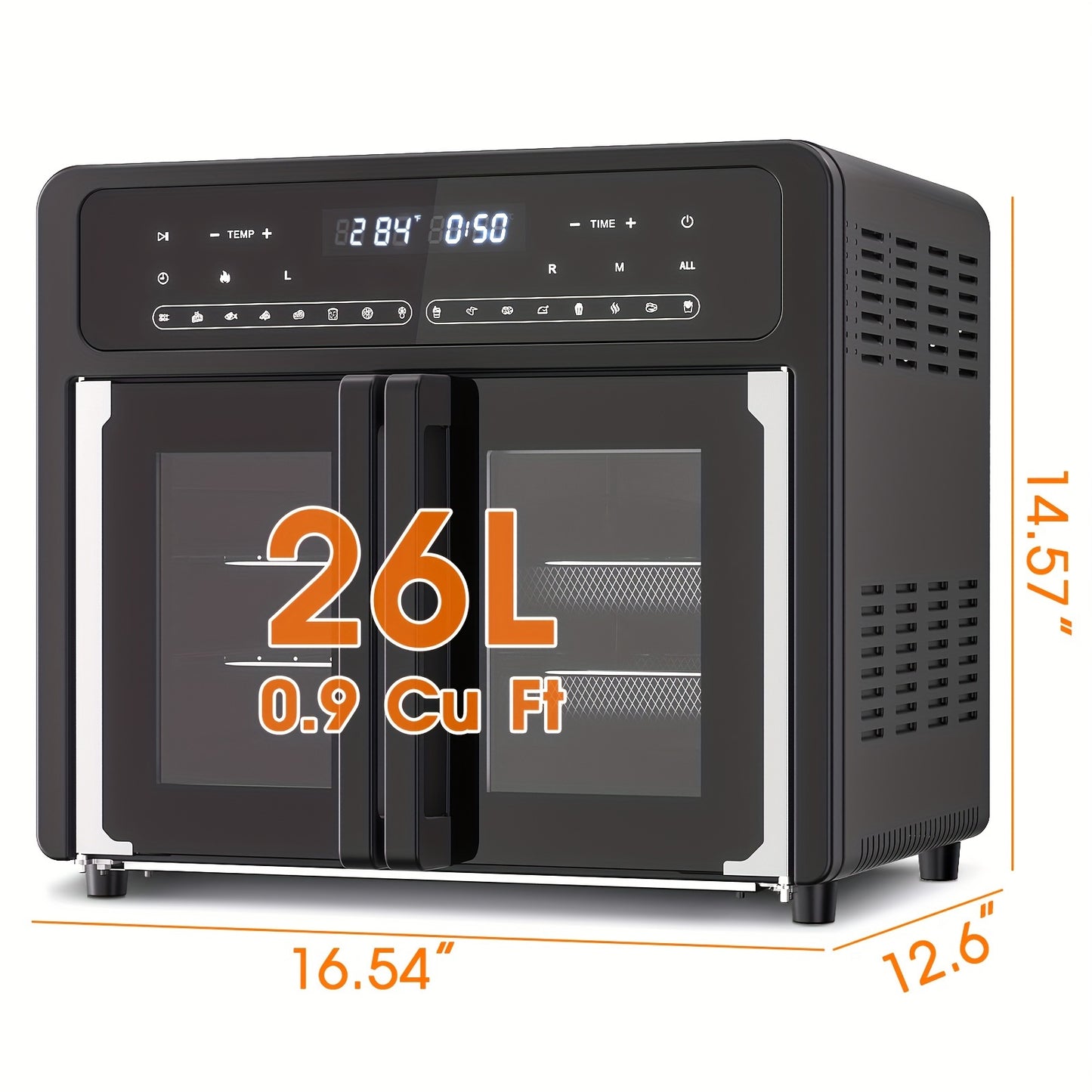 Dual-Zone Air Fryer Oven 27.5qt