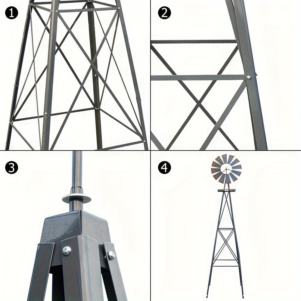 8-FT Outdoor Garden Windmill