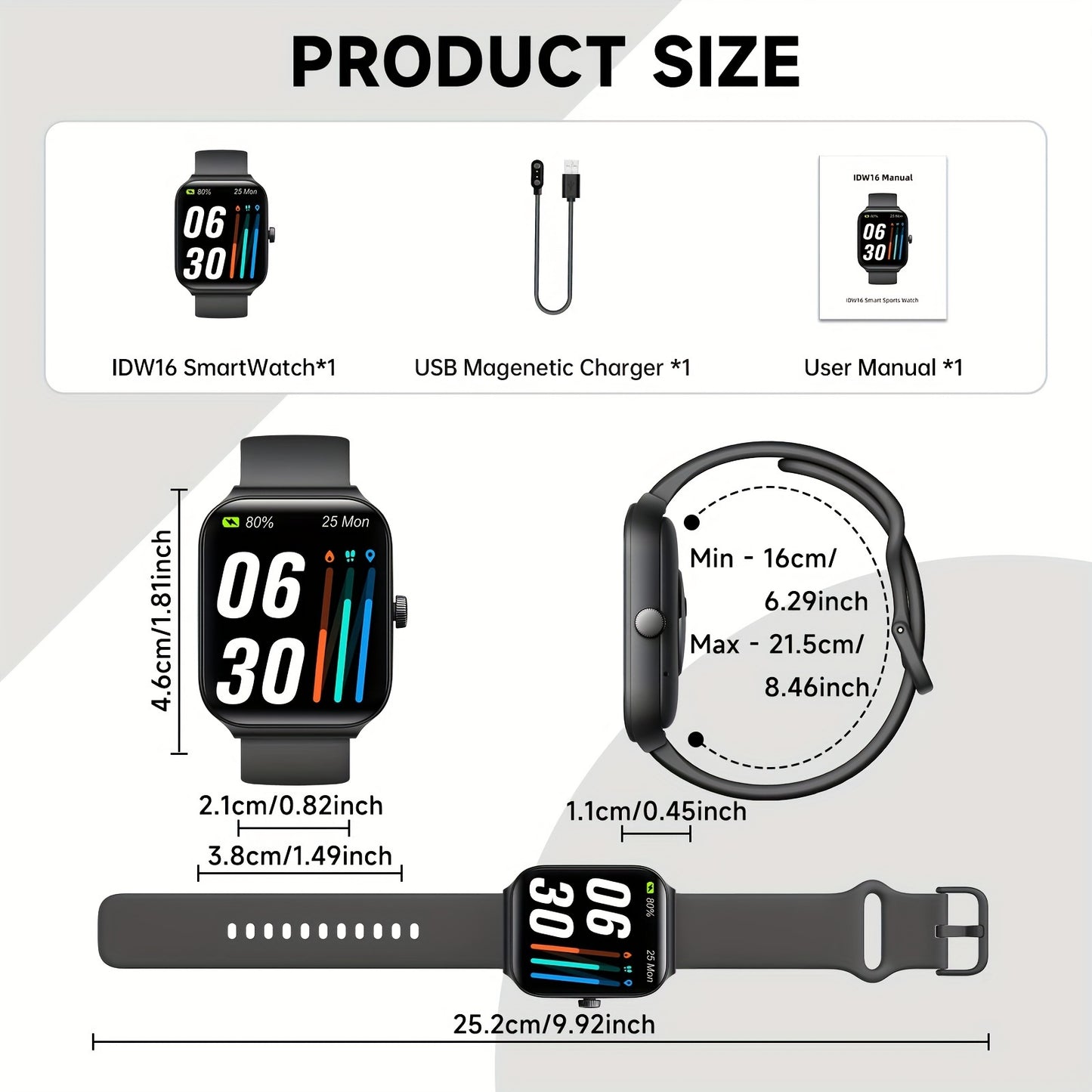 Smartwatch For Android and iPhone