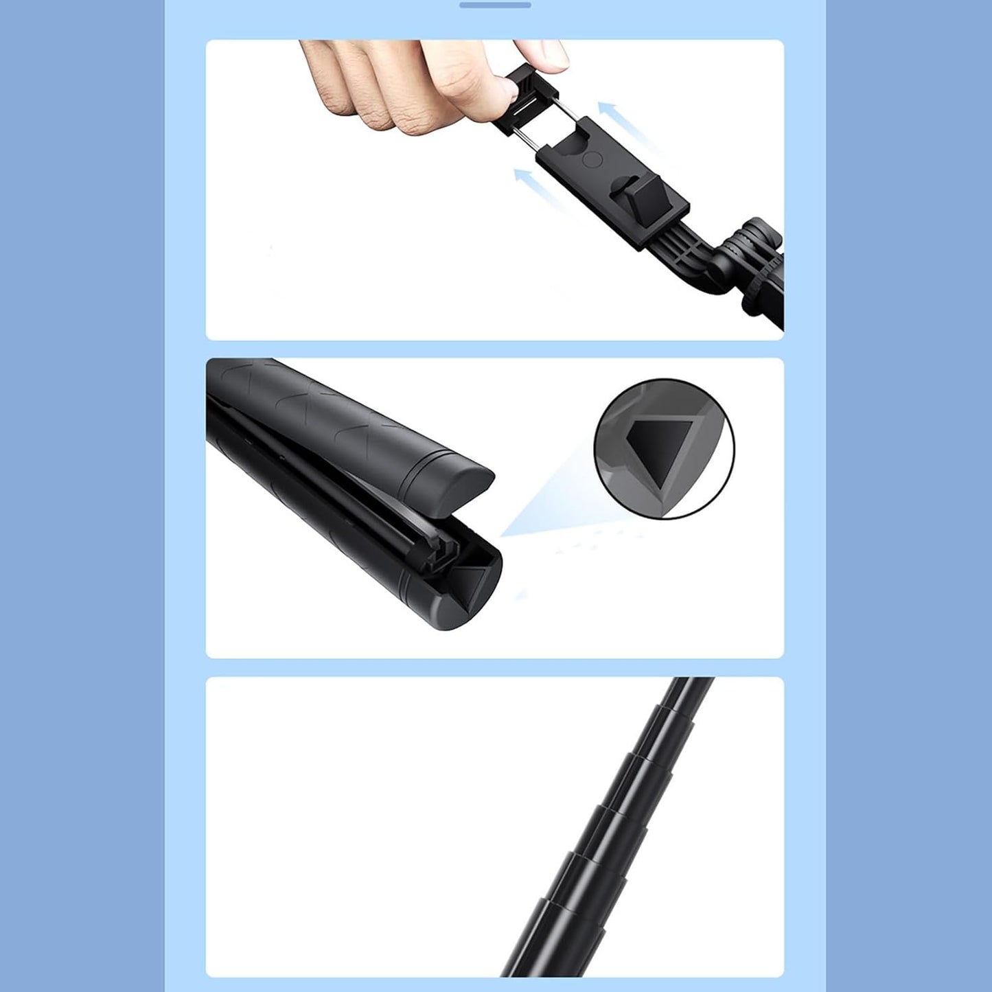 6-in-1 Wireless Selfie Stick Tripod