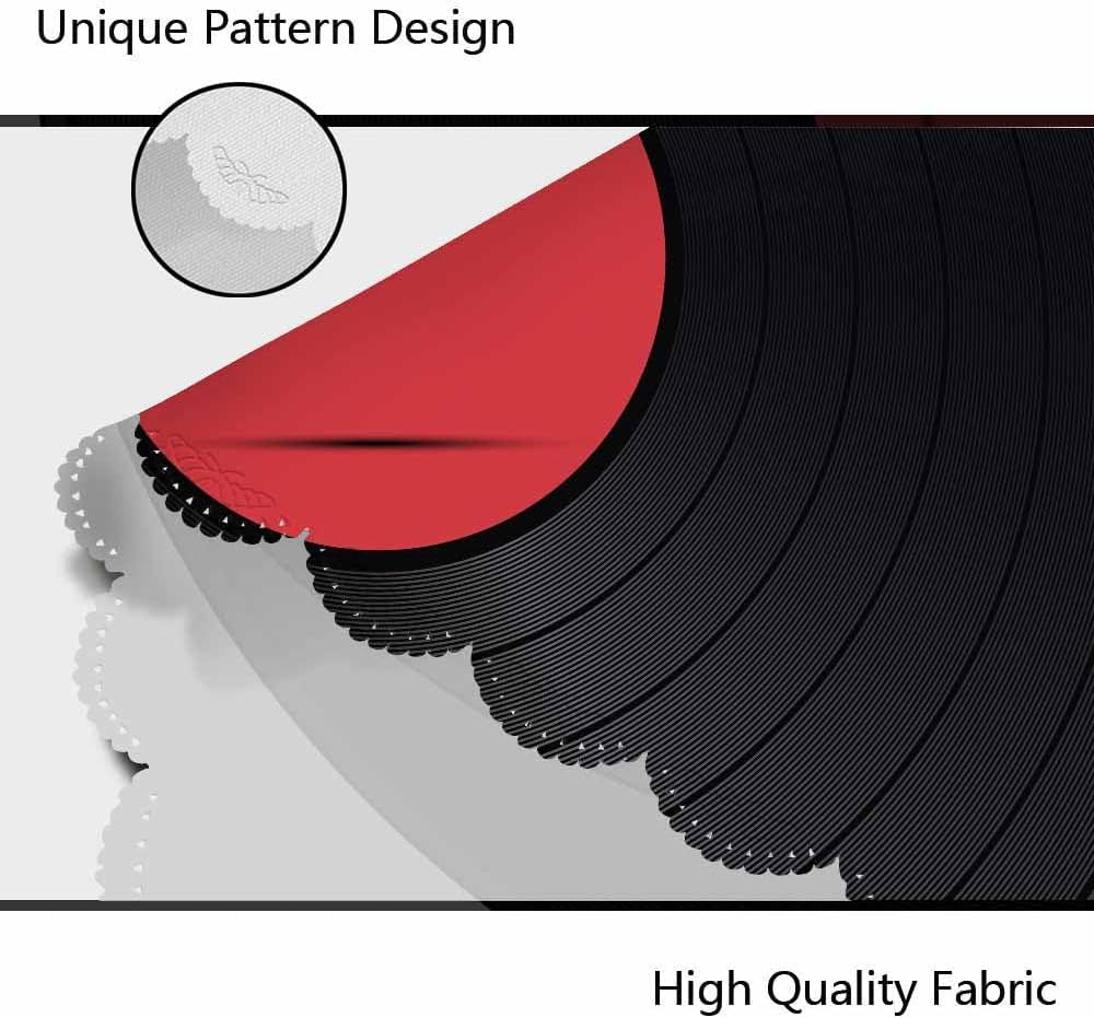 60" Vinyl Record Round Tablecloth