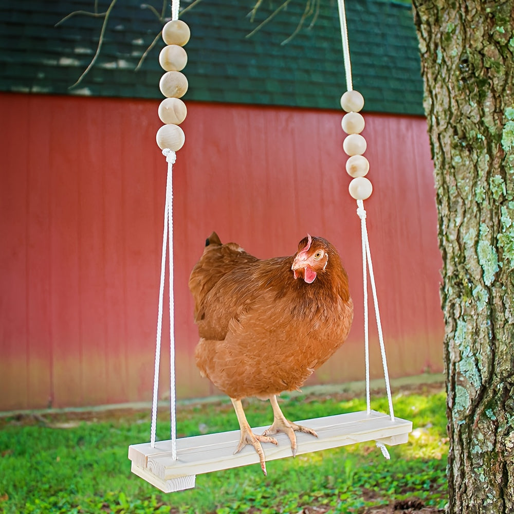 "Swinging Good Time" for Chickens Swing