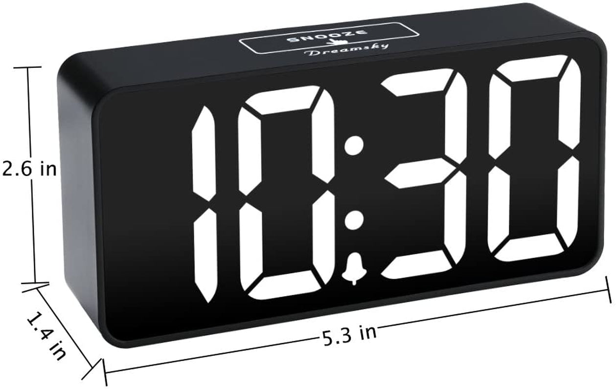 DreamSky Large Display Alarm Clock