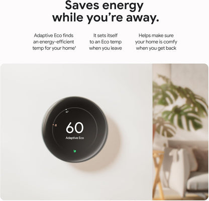 GOOGLE 4th-Gen Learning Thermostat