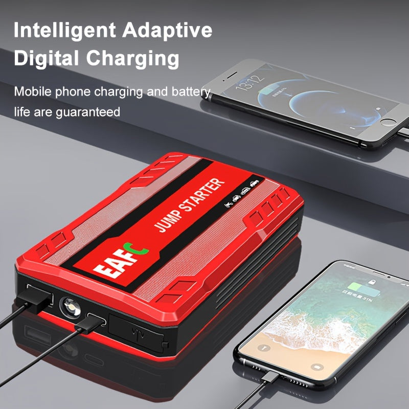 Portable Car Jump Starter With LED